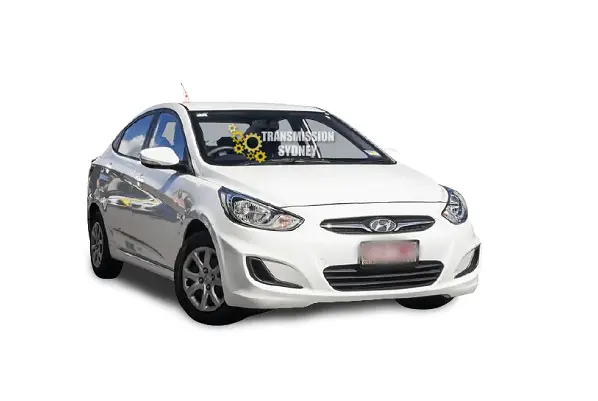 Hyundai Accent Sedan 2014, a vehicle we recondition transmissions for