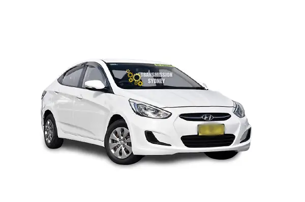 Hyundai Accent Sedan 2015, a vehicle we recondition transmissions for