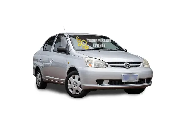 Toyota Echo Sedan 2003, a vehicle we recondition transmissions for
